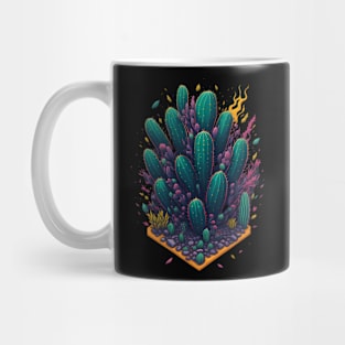 Cactus graffiti art design Mug